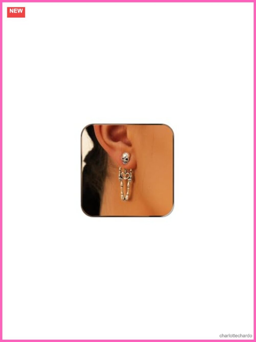 Halloween Dangle Earrings Alloy Skull Pumpkin Ghost Punk Party Jewelry Women
